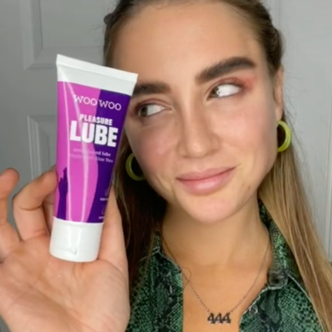 Georgia Harrison tests the viral TikTok trend: Lube as primer?!