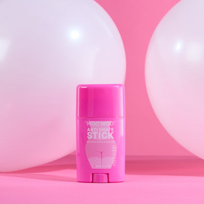 Pink anti-chafe stick with &