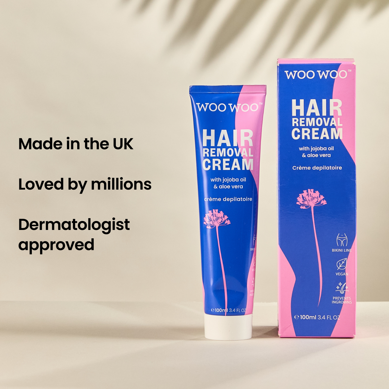 WooWoo Tame It! Vegan In-Shower Hair Removal Cream